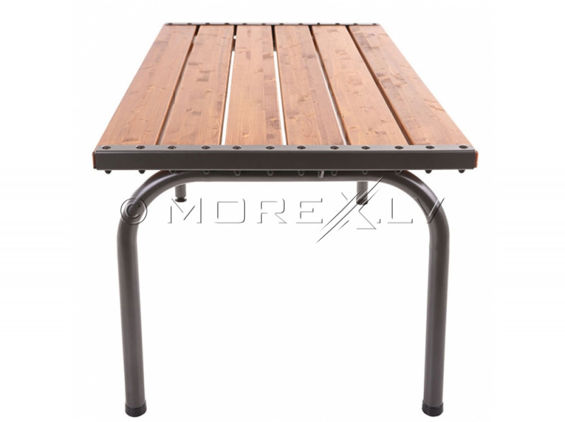 Garden table with wooden top, 151х86х73 cm