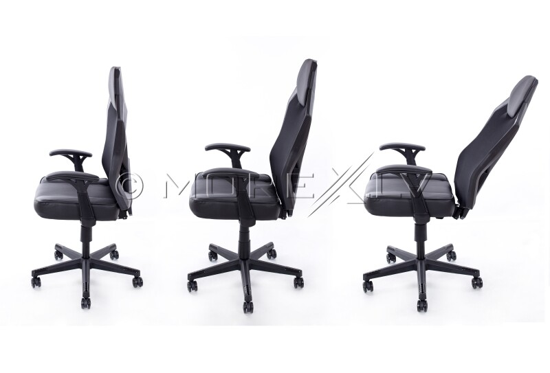 Игровое компьютерное кресло черно-серое BM1002