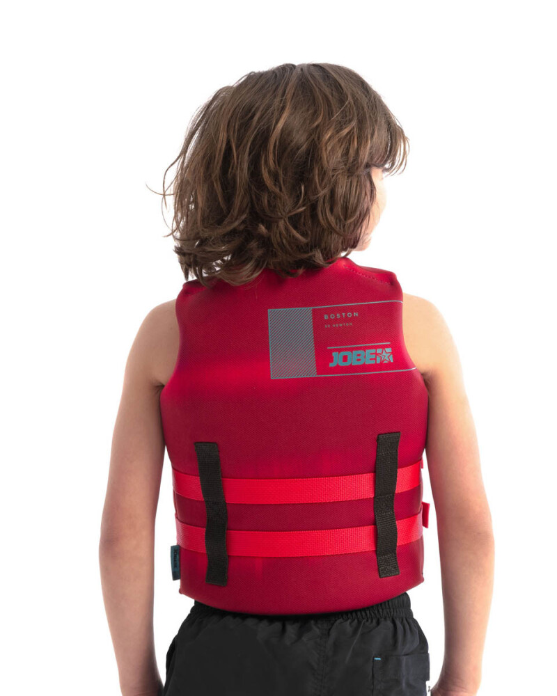 Ūdenssporta veste-peldveste bērniem Jobe Neoprene Life Vest, sarkana