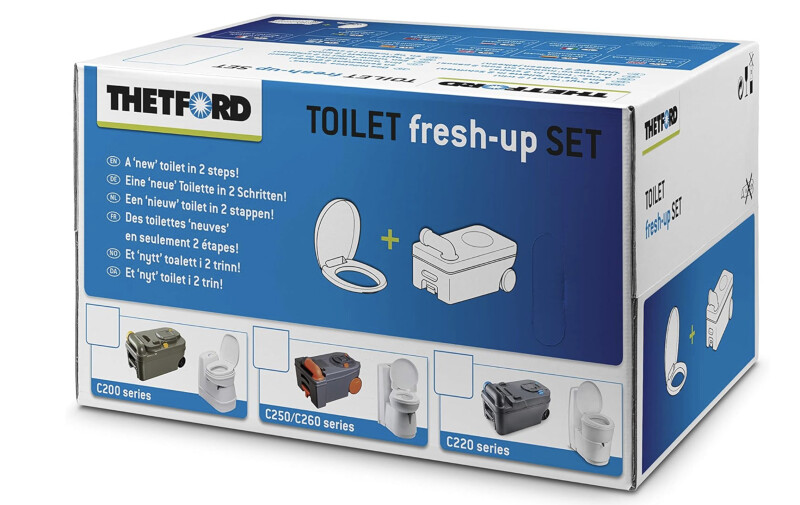 Toilet Fresh-Up Set for Thetford C200 Cassette Toilet