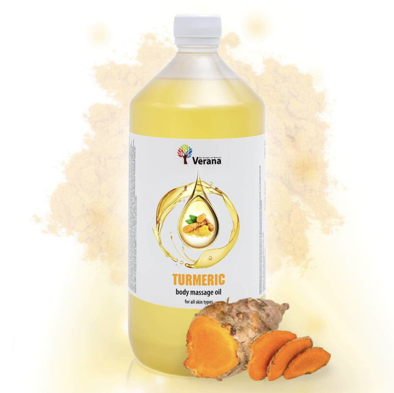 Body massage oil Verana Professional, Turmeric 1 liter