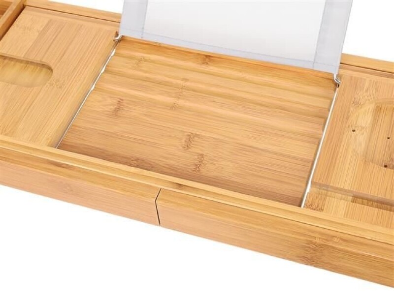 Bamboo bath shelf - overlay for the bathtub