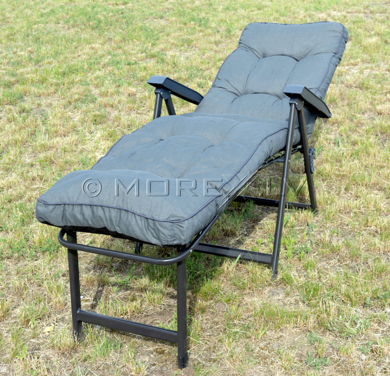 Lena Plus prailgintas krėslas, pilkas 60x150 cm
