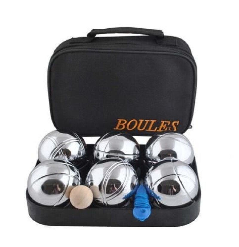 Petanque set with 6 balls and bag