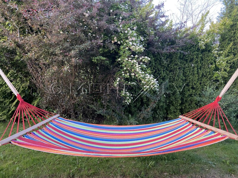 Hammock-garden swing 200x150 cm, multicolored