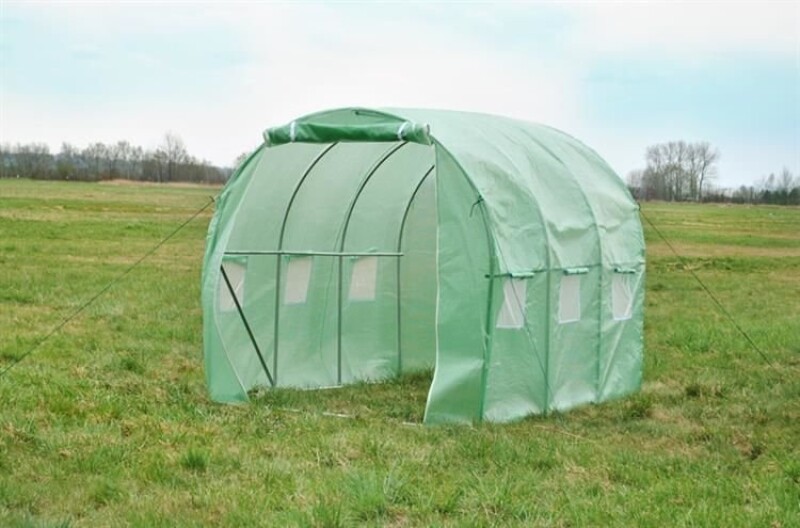 Arch Plastic Film Greenhouse 4 m² (2x2m)