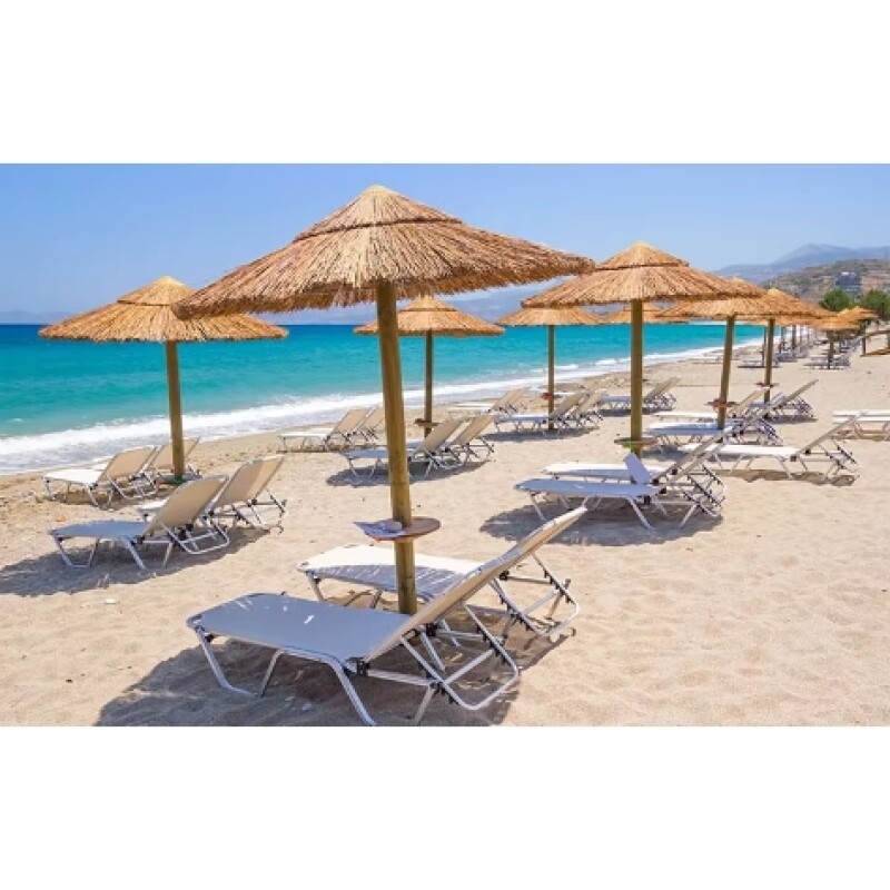 Sauļošanas zvilnis, gulta 191x59x30 cm, balta