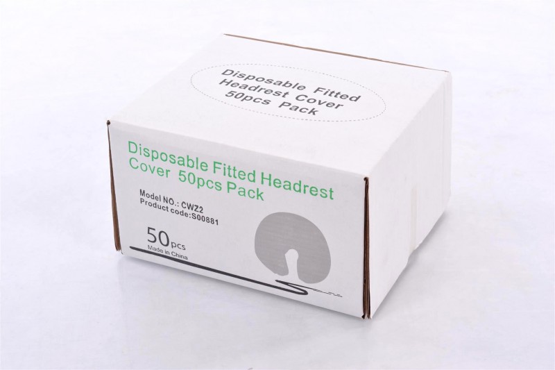 Disposable Fitted Head Rest Covers - 50 pack