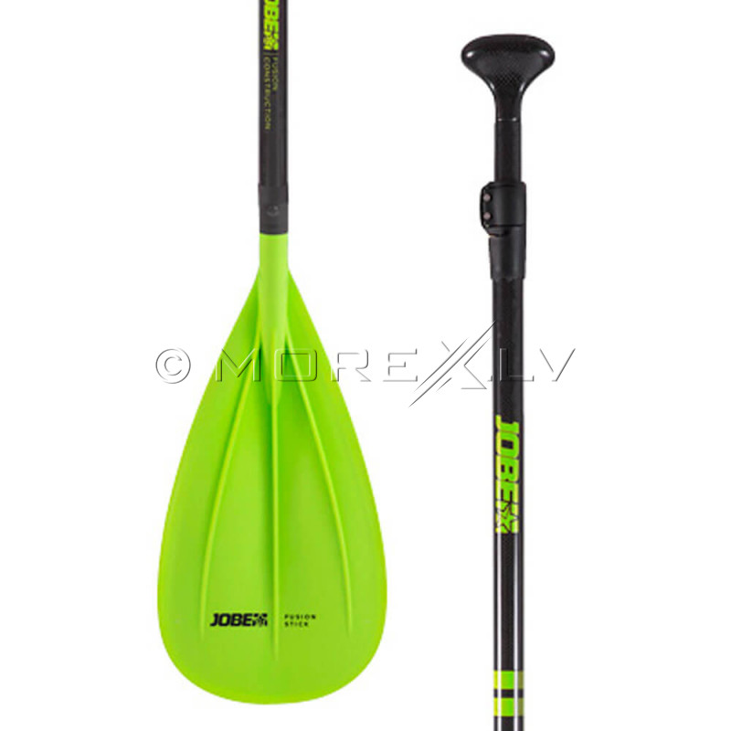 SUP Paddle Jobe Fusion Stick, Lime, 3-piece,170-210 cm