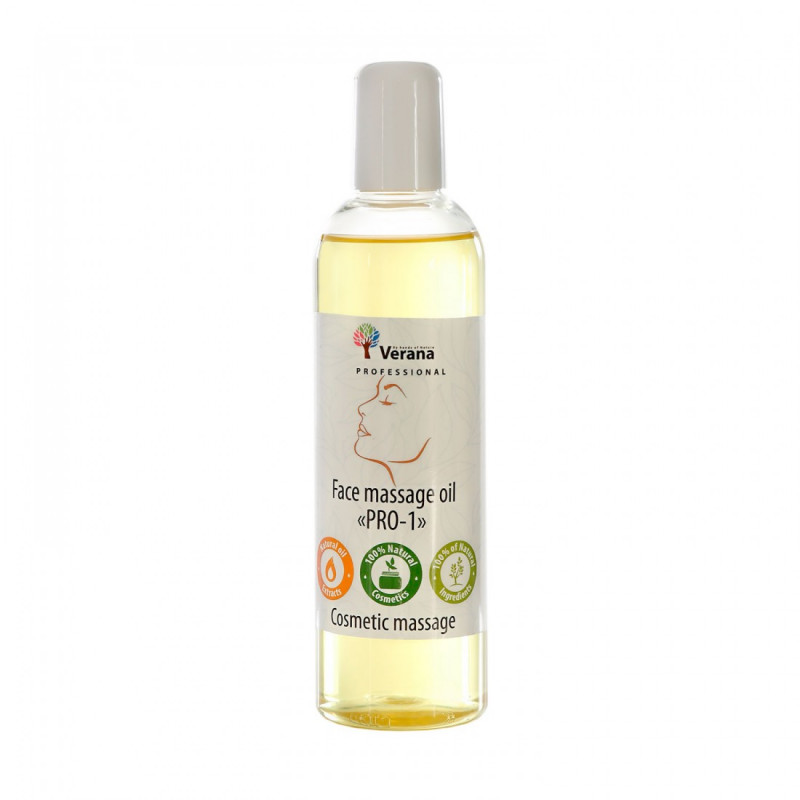 Face massage oil Verana Professional PRO-1, 250ml (without aroma)