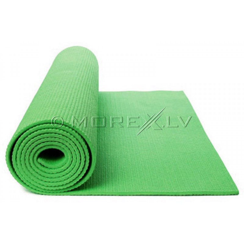 Joogatreening pilates fitness mat 173х61х0.5 сm roheline