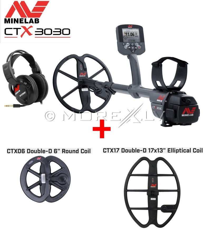 Металлодетектор Minelab CTX3030 + ПОДАРОК:CTX 3030 17" и 6" Double-D КАТУШКИ