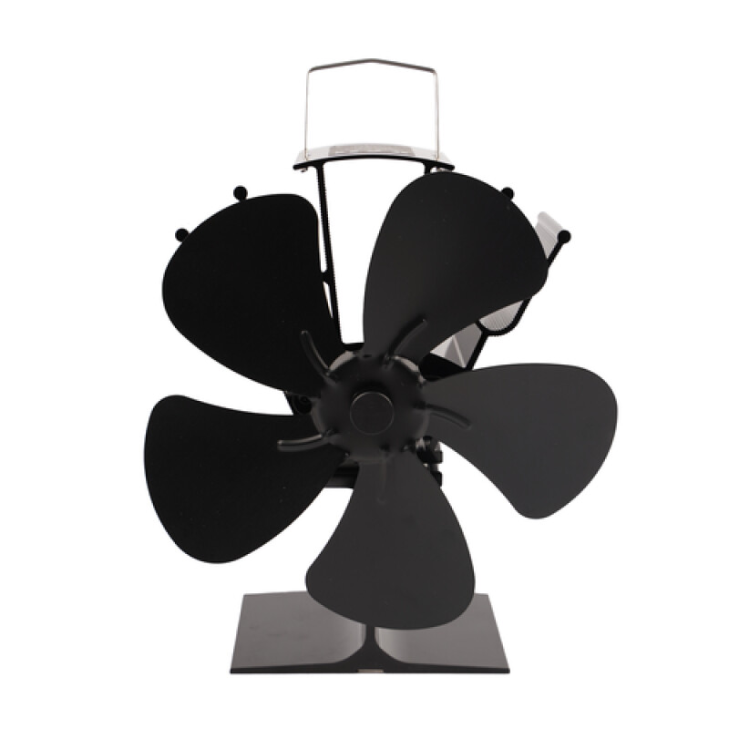 Kamīna ventilators ar 5-asmeņiem