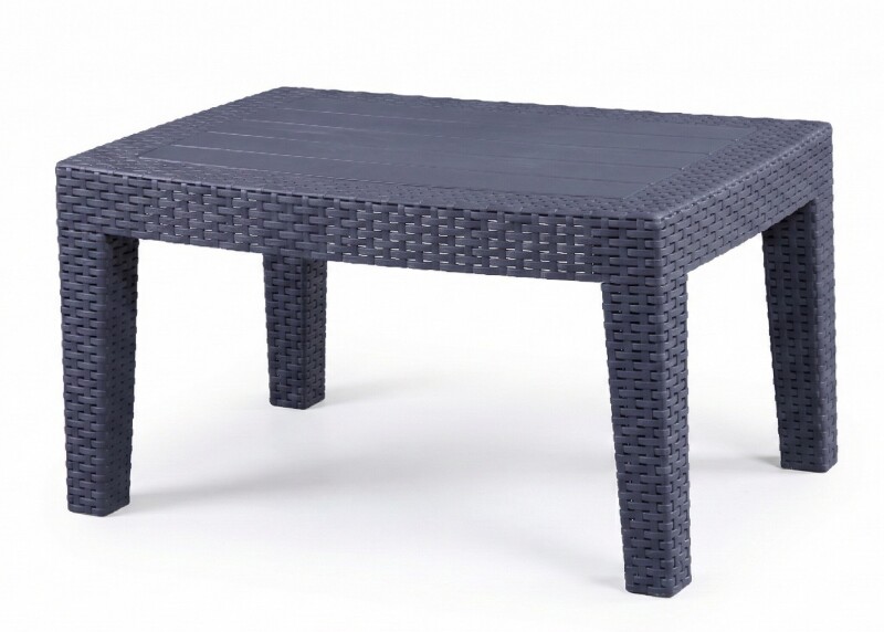 Ротанговый комплект мебели: диван, 2 кресла, стол