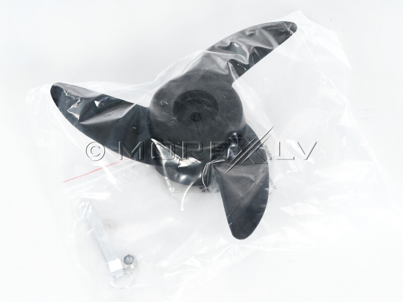 Three-bladed propeller from a boat electric motor NERAUS NRS x55-x62