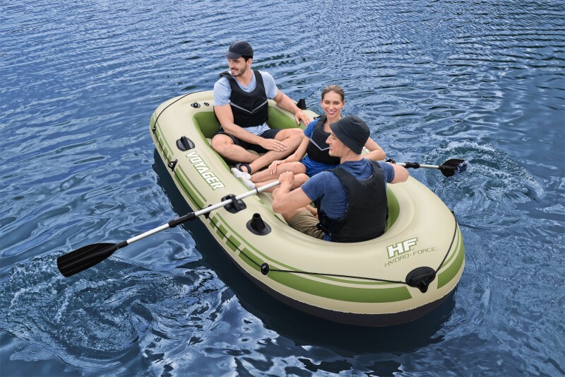 Надувная трехместная лодка Bestway Voyager X3 Raft, 294х137x46 cm, 65164