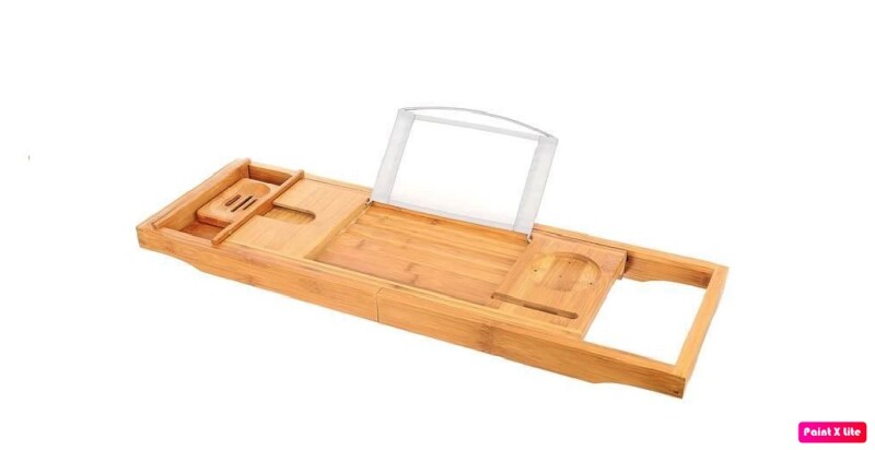 Bamboo bath shelf - overlay for the bathtub