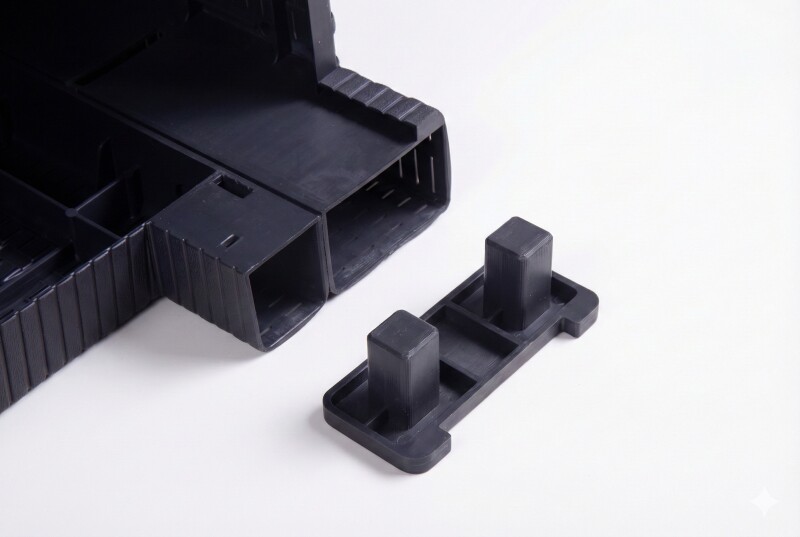 Triple rattan garden sofa 172 cm, grey