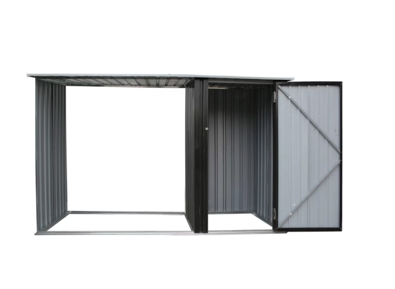 Металлический садовый хозблок (сарай),249x103x160 см