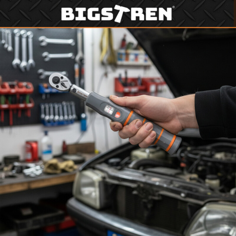 Torque wrench 1/4 2-26 Nm right/left with ratchet