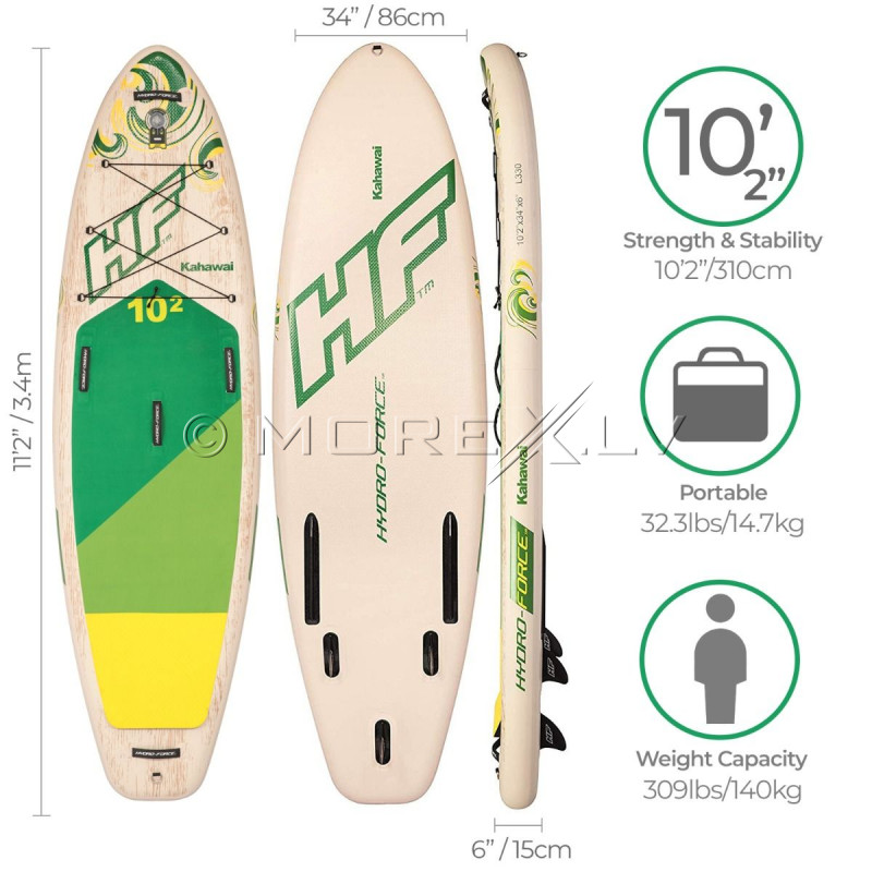 SUP board Bestway Hydro-Force Kahawai 65308, 310x86x15 cm