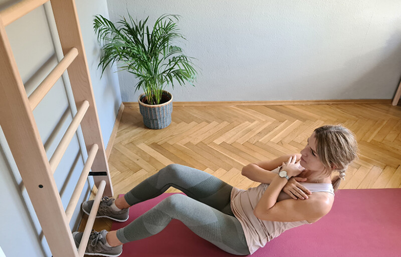 Деревянная шведская стенка RESTPRO® WOOD 230х65 см