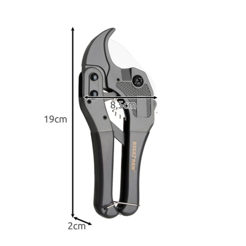 Plastic pipe scissors