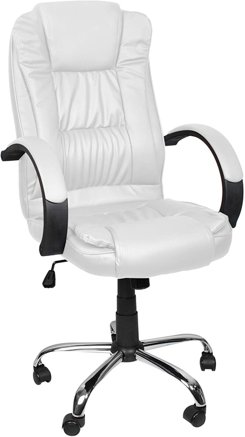 Datorkrēsls biroja krēsls 8984, balts