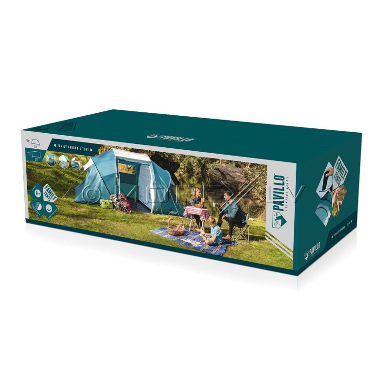 Bestway turistinė palapinė Pavillo 4.60x2.30x1.85 m Family Ground 4 Tent 68093