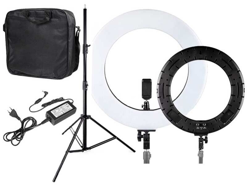 Ring light LED 60 W LED + Tripod (foto_04590)