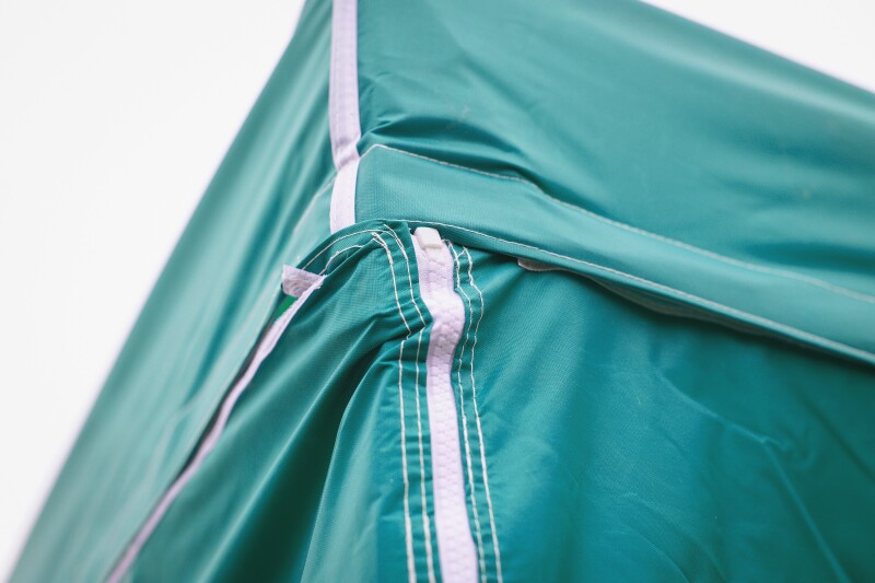 Pop Up Saliekamā nojume 2x2 m, ar sienām, Tumši zaļa, H sērija, tērauds (tents, paviljons, telts)