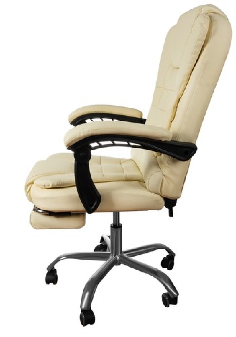 Office Chair with a footrest, beige (16225)