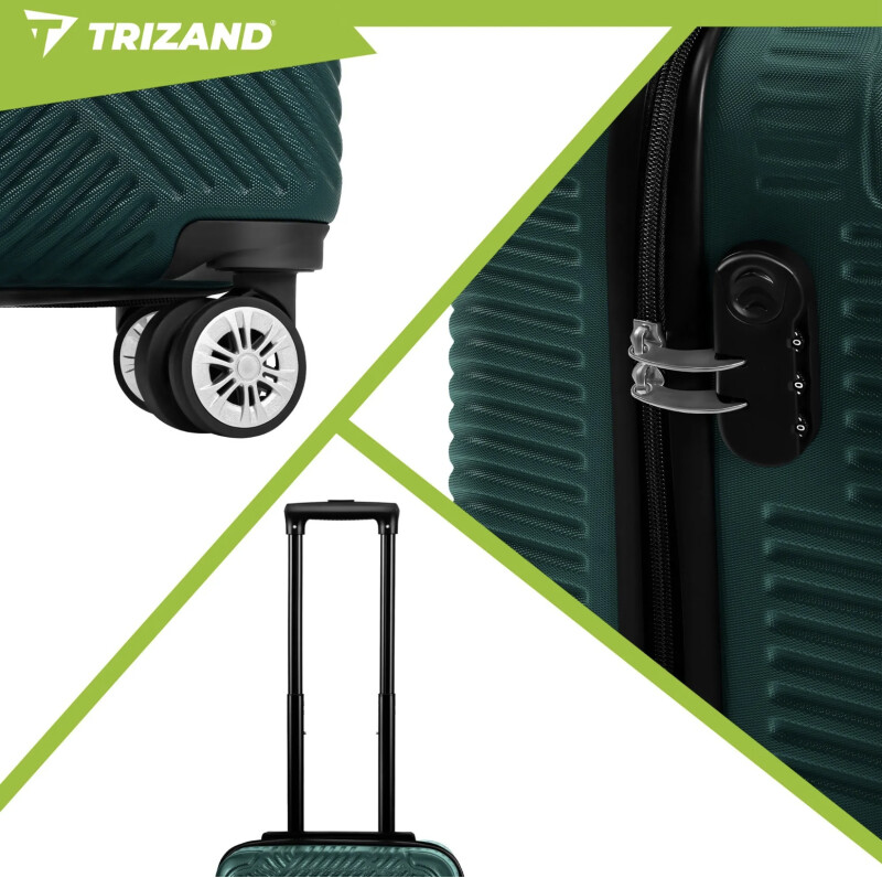 Suitcase set 3 pcs. green