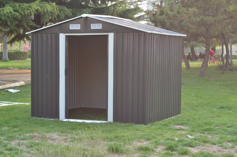 Metãla dārza mājiņa - šķūnis, 205x257x212 cm