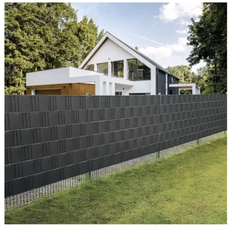 Лента для забора 0,19x35 м 630г/м2, антрацит