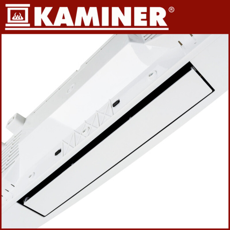 Wall-mounted electric heater 1000W / 2000W with timer, white