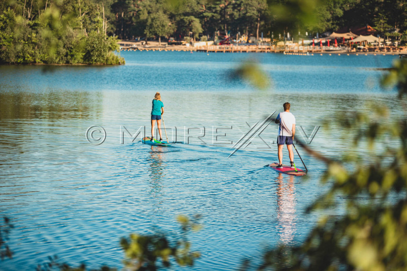 Solid SUP board Jobe Bamboo Ventura 320x81x13 cm