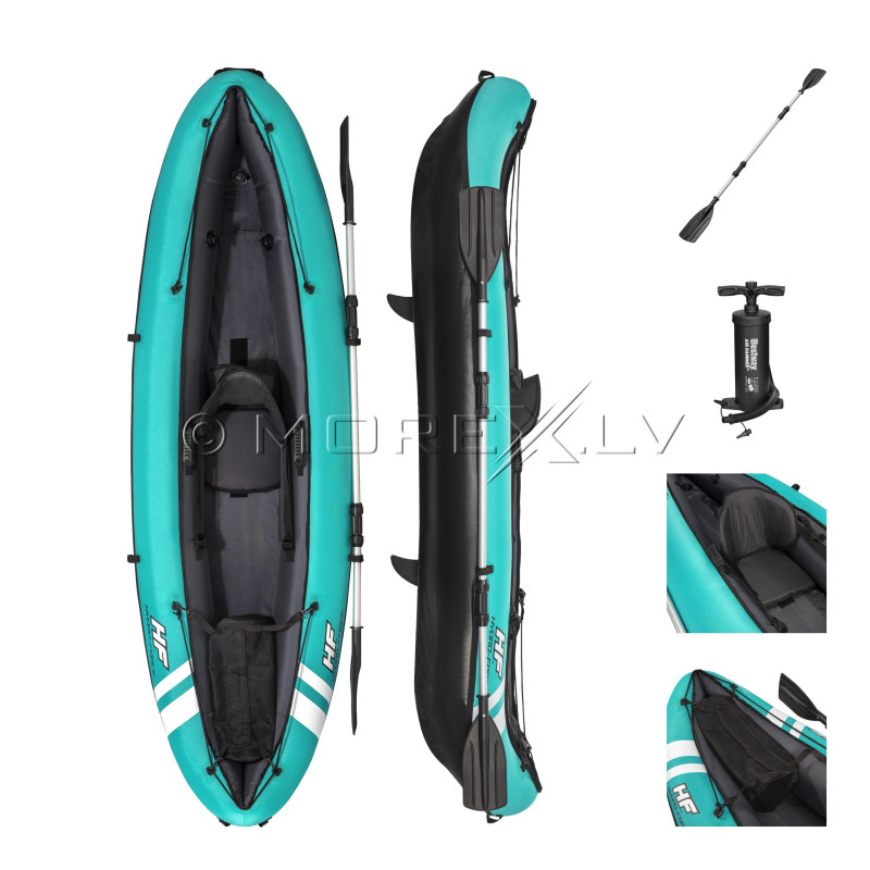 Inflatable single-seat kayak Bestway Ventura, 280x86 cm, 65118