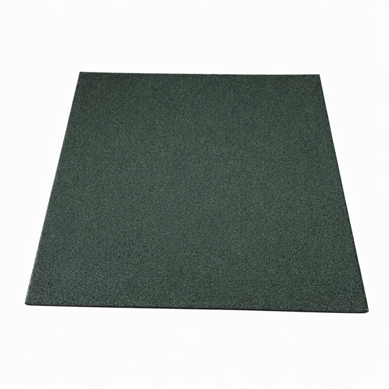 Rubber safety tile KBT 50×50×2.5 cm, green