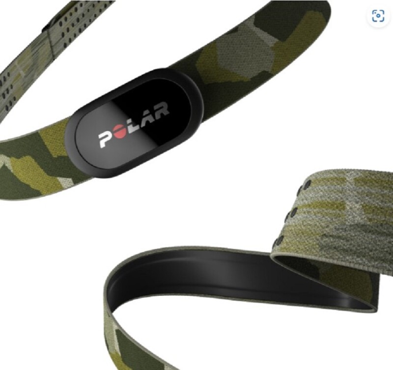 Širdies irdes ritmo daviklis Polar H10 M-XXL, žalias camofliažą