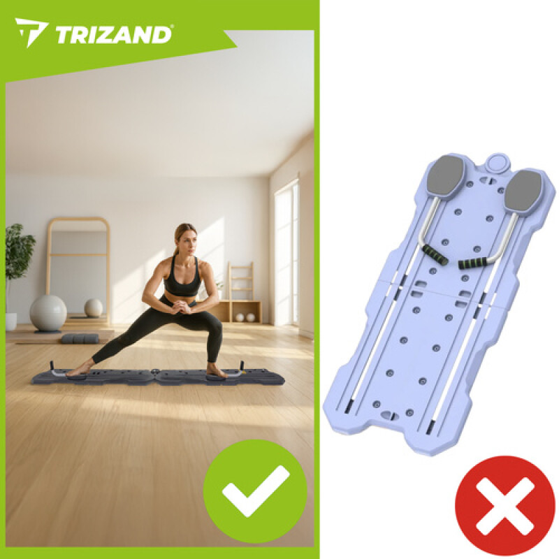 Multifunctional Pilates board with counter