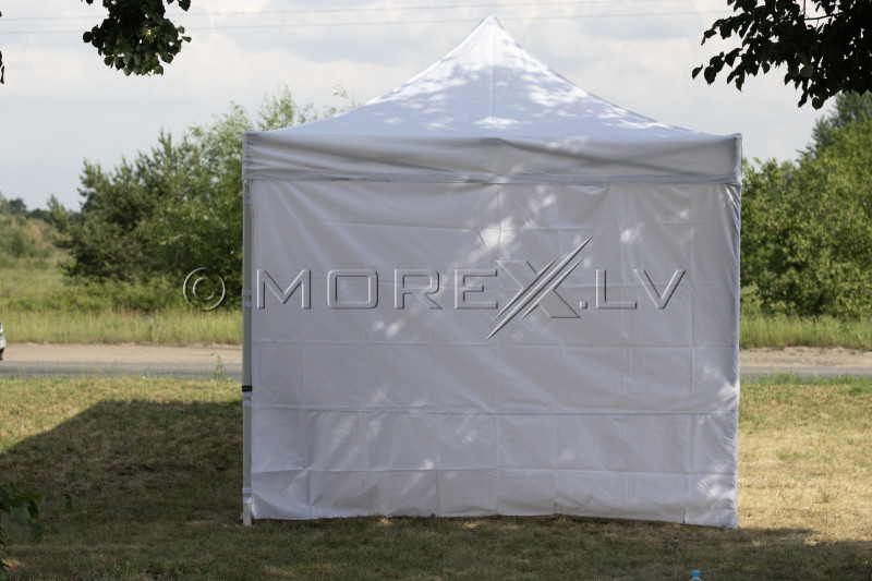 Pop Up Folding awning 3x6m, with walls, White, N series, aluminum (tent, pavilion, canopy)