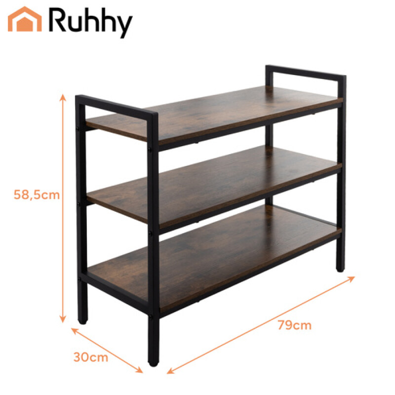 Shelves for shoes modular - 3 levels, 92x40x31cm