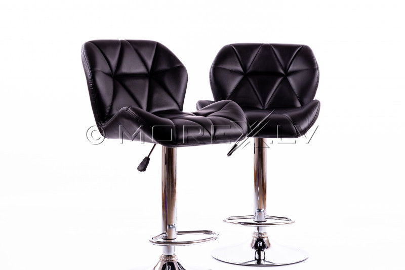 Bar chairs B01 black 2 pcs.