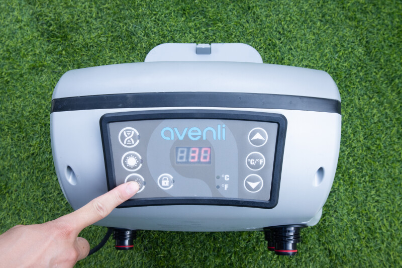 Каркасное джакузи Avenli Spa Osaka Black Leather, 4-6 персон