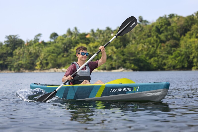 Vienvietīgs piepūšamais kajaks Bestway Arrow Elite X1 365x73x30 cm, 65179