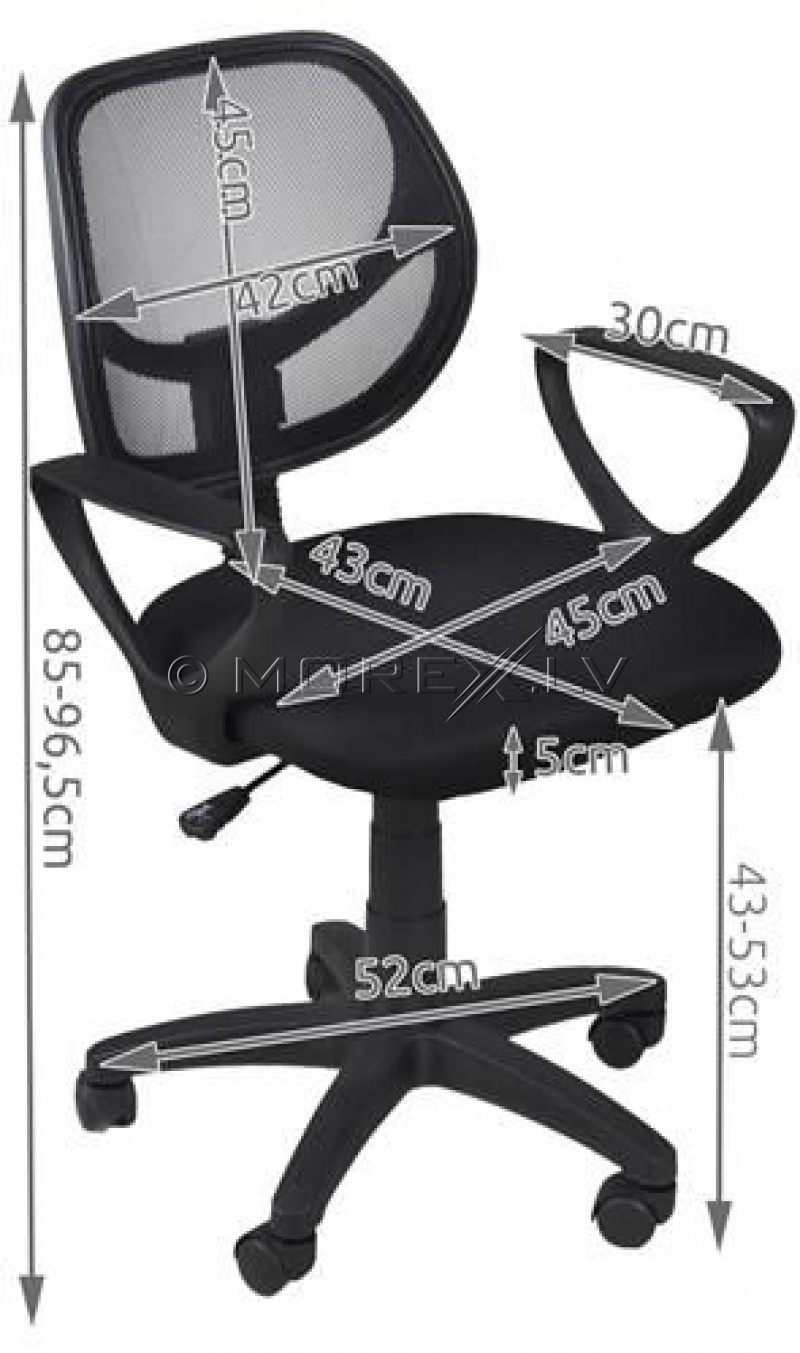 Office Chair Black, 2728