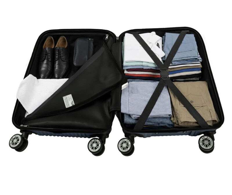 Suitcase set 3 pcs. dark blue