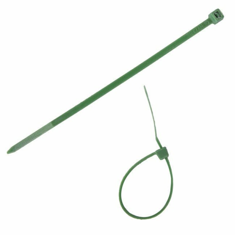 Cable ties 100 pcs, green