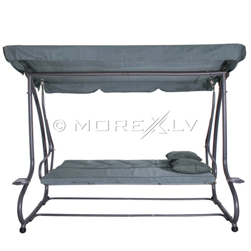 Garden swing 240x120, 4-seater, grey